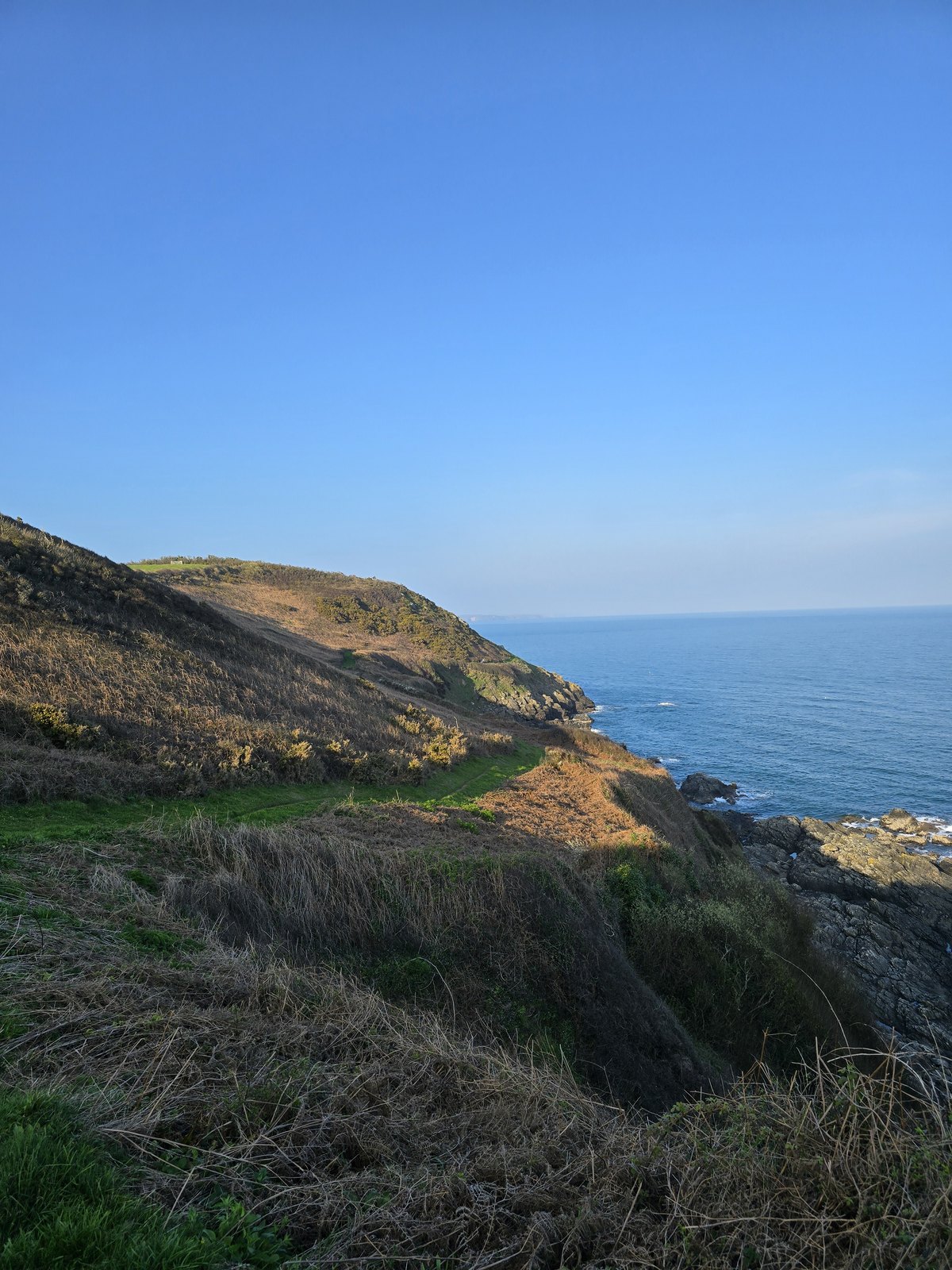 Nare Point on the South West Coast Path