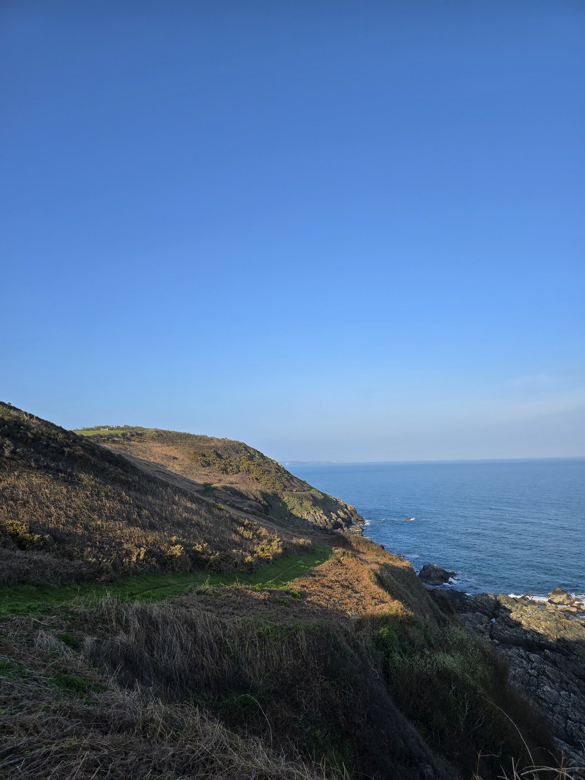 The South West Coast Path at Nare Point